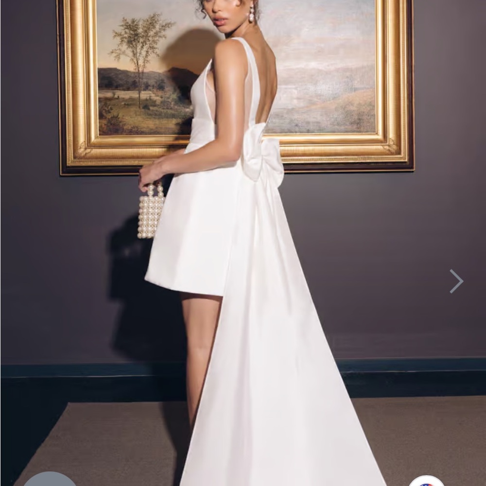 Elegant White Evening Dress